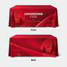 Pleated Table Cover for Graduation & Admissions Tables