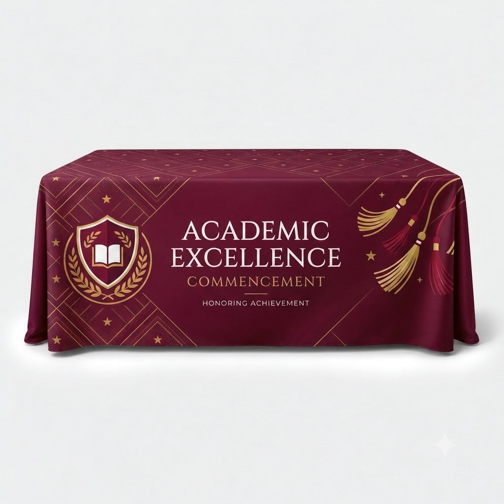 Pleated Table Cover for Graduation & Admissions Tables