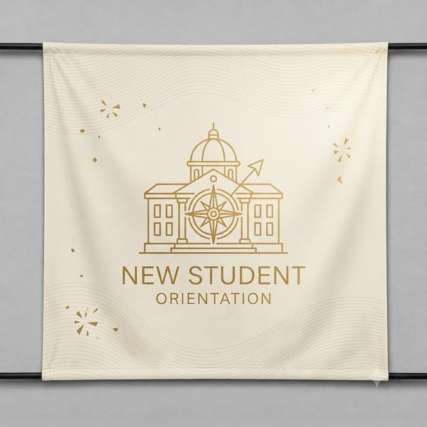 Poly Poplin Backdrop Printing for School Stage & Awards