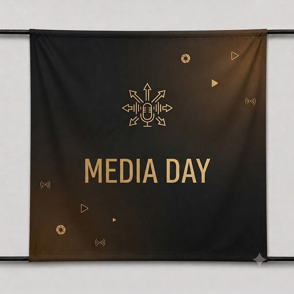 Poly Poplin Backdrop Printing for School Stage & Awards
