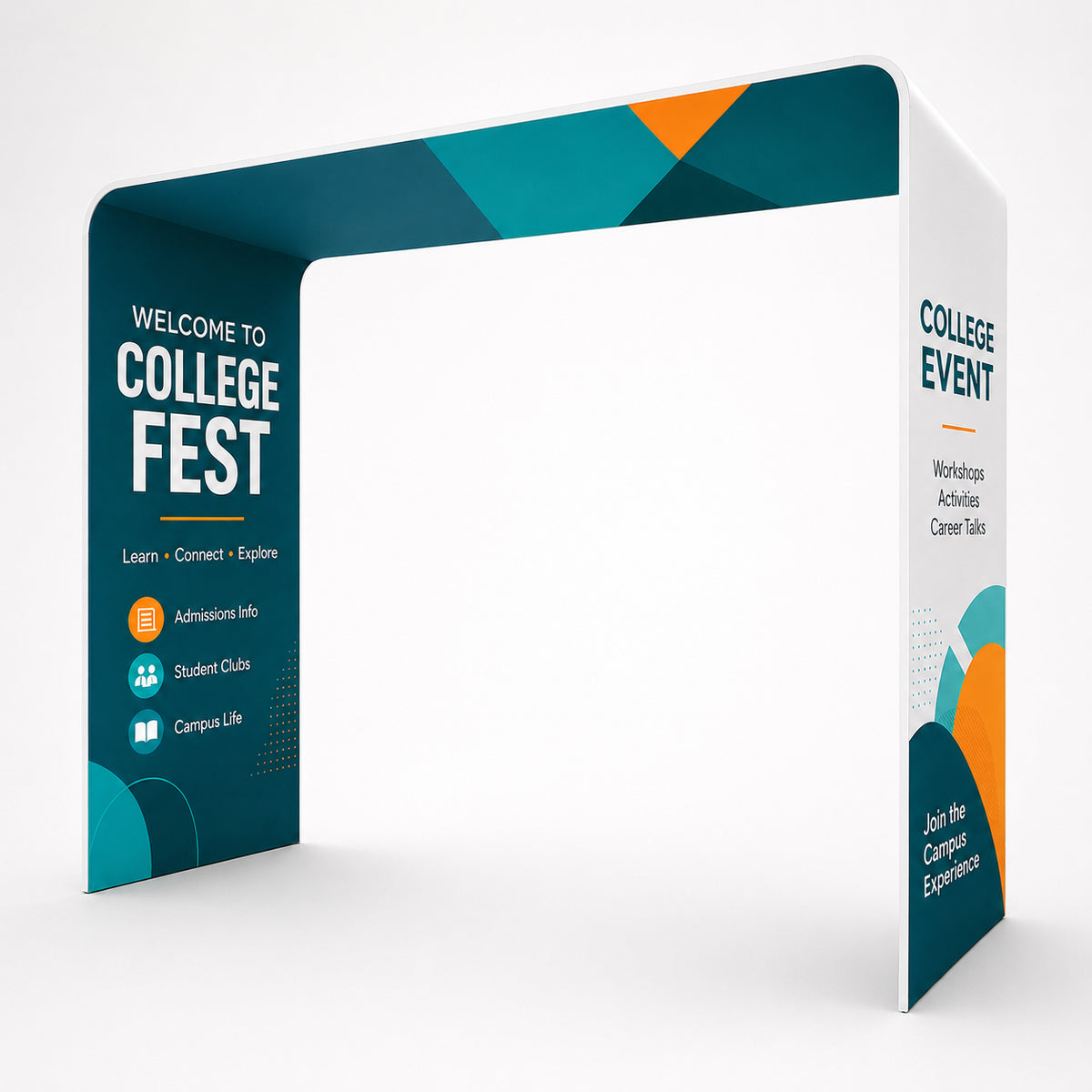 Prom & Graduation Entrance Arch – Square Fabric
