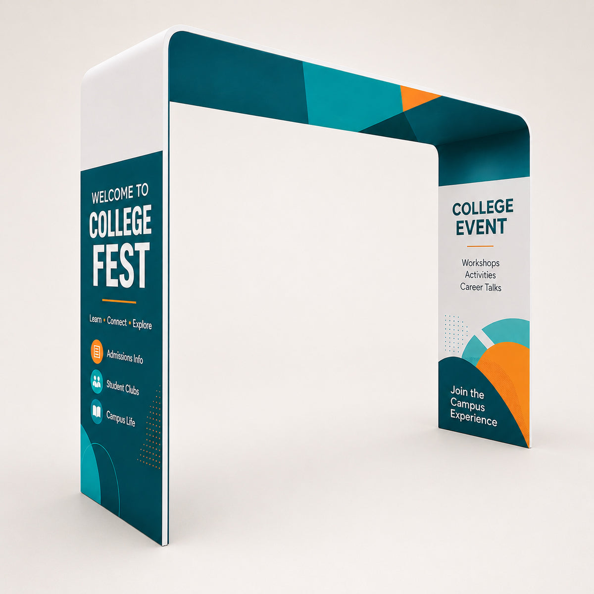 Prom & Graduation Entrance Arch – Square Fabric