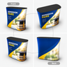 Rectangle Display Counter for Admissions & Info Desks