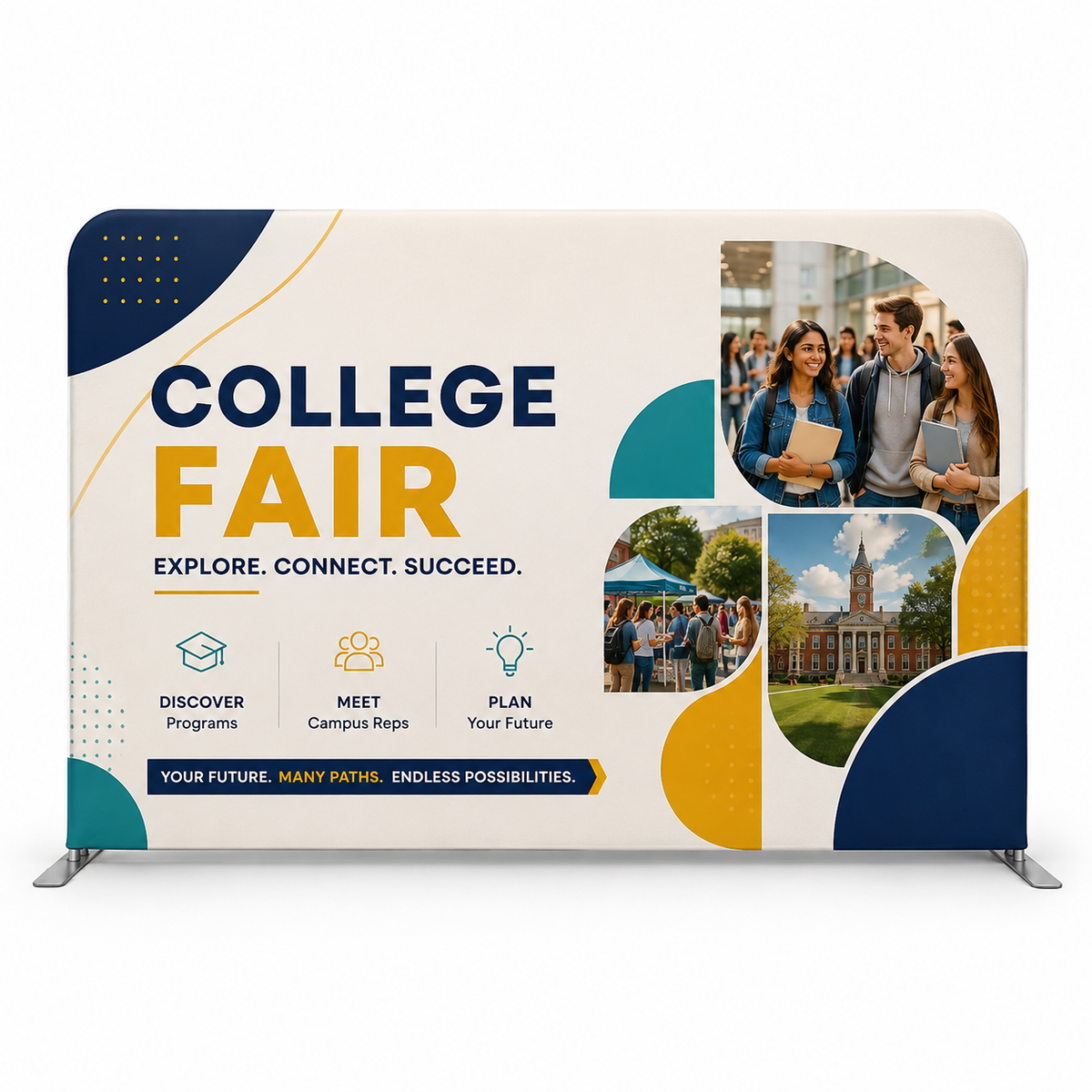 School Event Backdrop – 10ft W x 3ft H