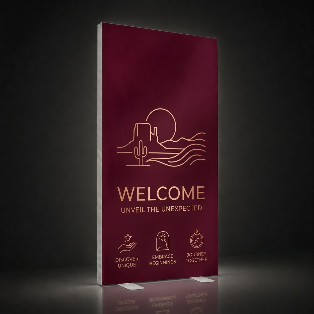 SEG LED Light Box for College Fair Booths – 2.8ft x 6.5ft