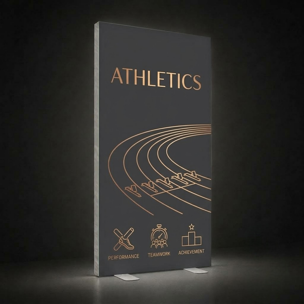 SEG LED Light Box for College Fair Booths – 2.8ft x 6.5ft