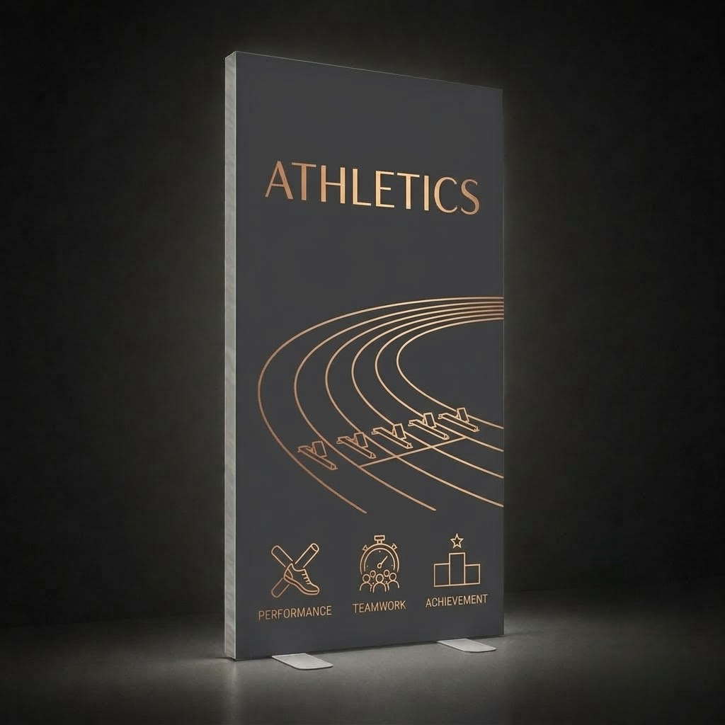 SEG LED Light Box for College Fair Booths – 2.8ft x 6.5ft