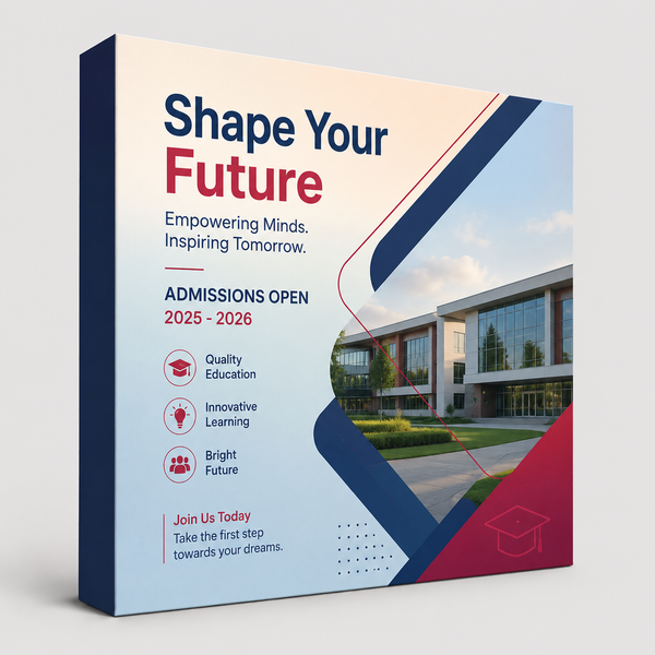 Straight Pop Up Display for Admissions & Recruitment Events