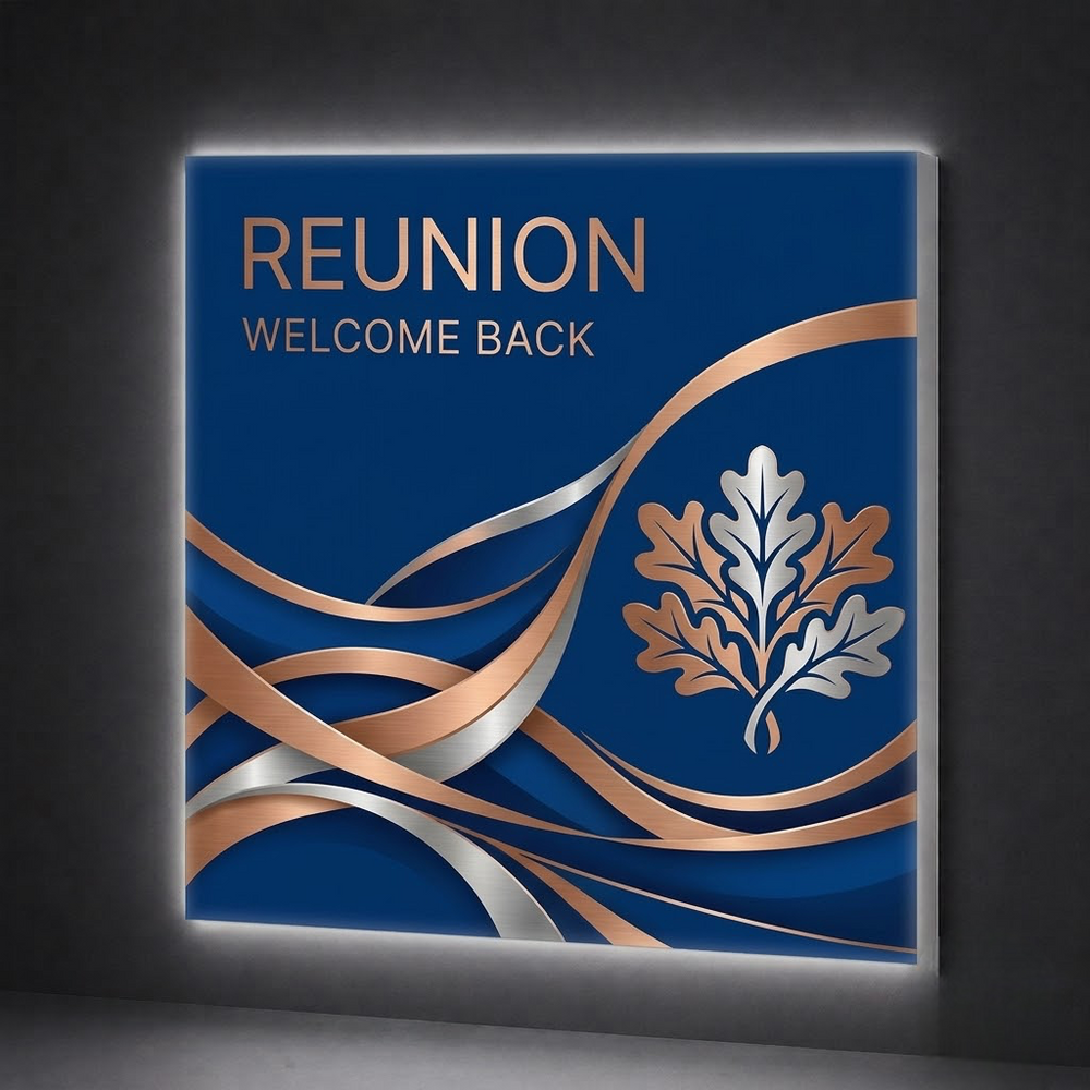 Wall-Mounted SEG Light Box for Admissions Offices
