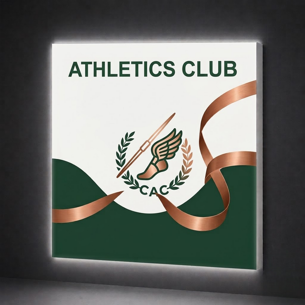 Wall-Mounted SEG Light Box for Admissions Offices