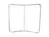 Snowy Blue CURVED TENSION FABRIC MEDIA WALL - Backdropsource