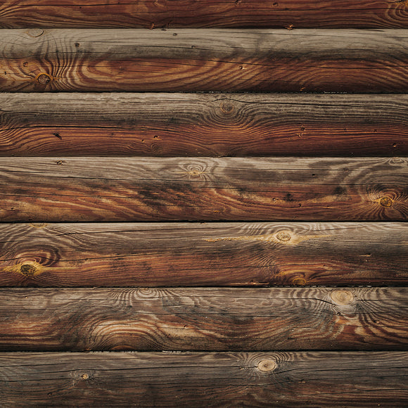 Rough Wood Logs Texture Floor Backdrop - Backdropsource