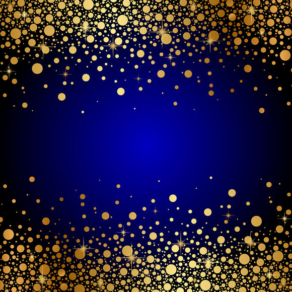 Gold Sprinkles Design Backdrop - Backdropsource