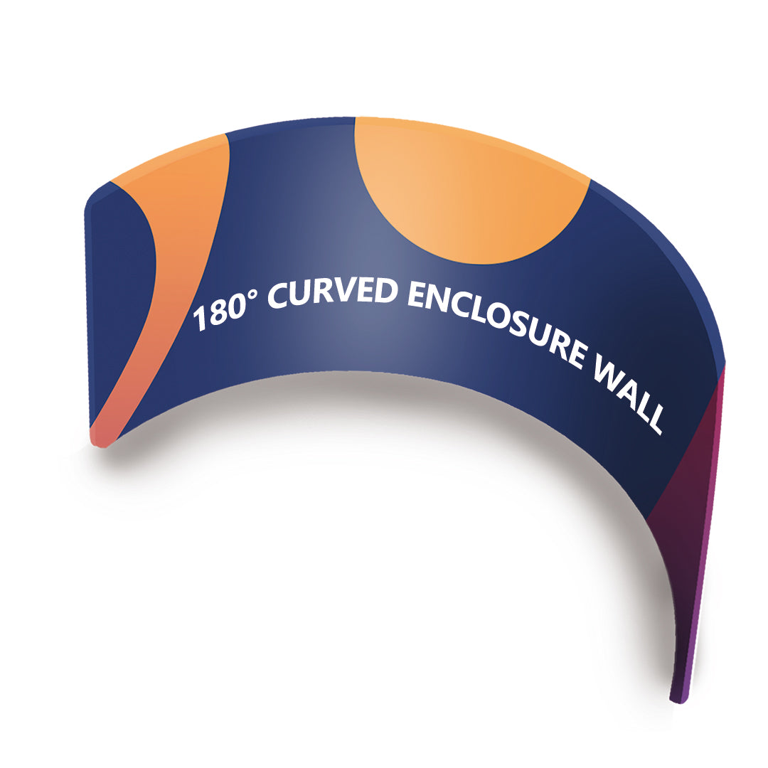 180° Curved Enclosure Wall - Backdropsource