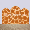 Giraffe Pattern Themed Party Backdrop Media Sets for Birthday / Events/ Weddings - Backdropsource