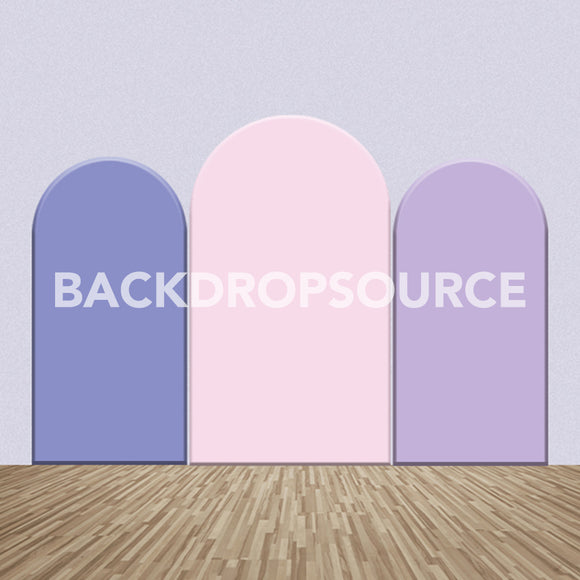 Tri Color Scheme Themed Party Backdrop Media Sets for Birthday / Events/ Weddings - Backdropsource