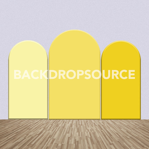 Yellow Color Themed Party Backdrop Media Sets for Birthday / Events/ Weddings - Backdropsource