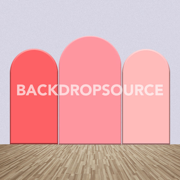 Baby Pink Color Themed Party Backdrop Media Sets for Birthday / Events/ Weddings - Backdropsource