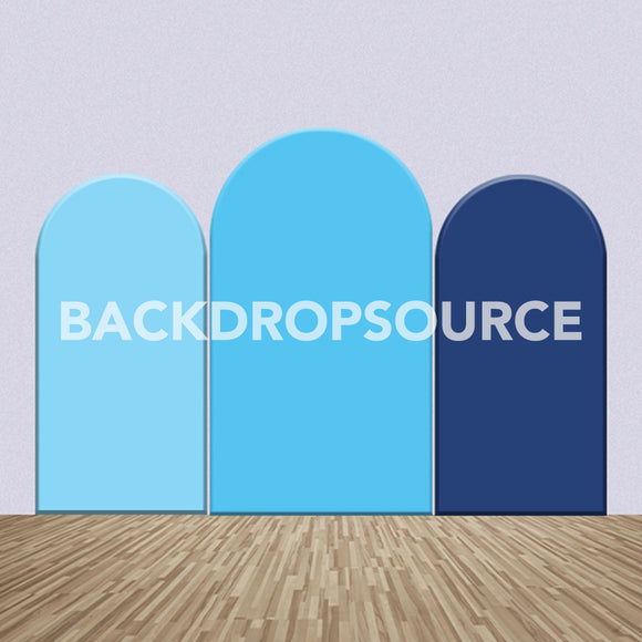 Blue Color Themed Party Backdrop Media Sets for Birthday / Events/ Weddings - Backdropsource