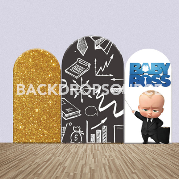 Boss Baby Themed Party Backdrop Media Sets for Birthday / Events/ Weddings - Backdropsource