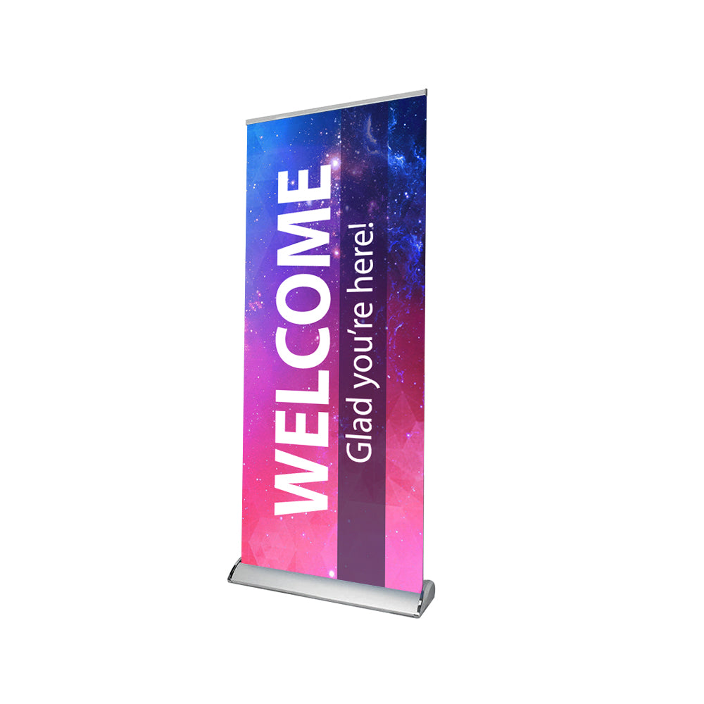Church Welcome Design Retractable Banner Stand - Backdropsource