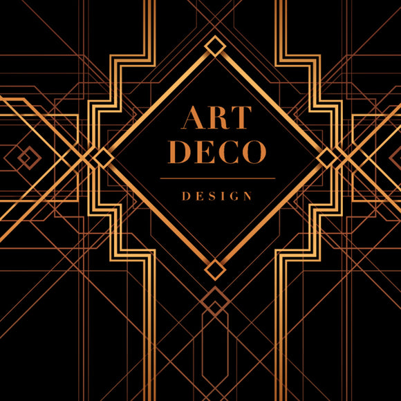 The Great Gatsby Deco Style Vector Backdrop - Backdropsource
