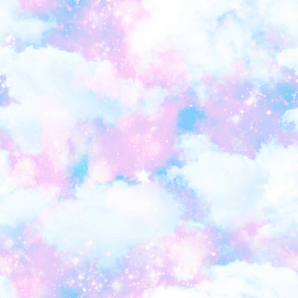 Unicorn Cloud Sky Galaxy Print Seamless Backdrop