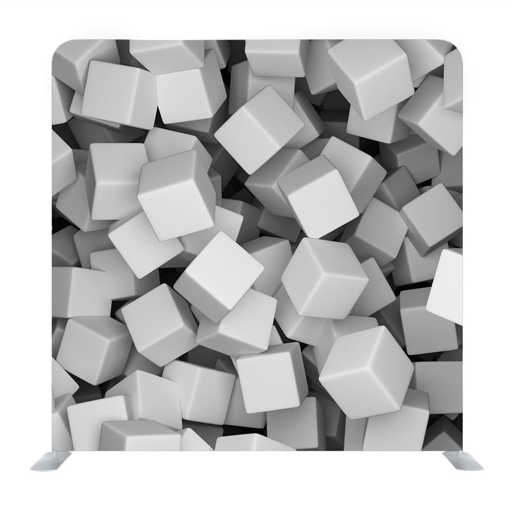 3D Cubes Textured Media Wall - Backdropsource