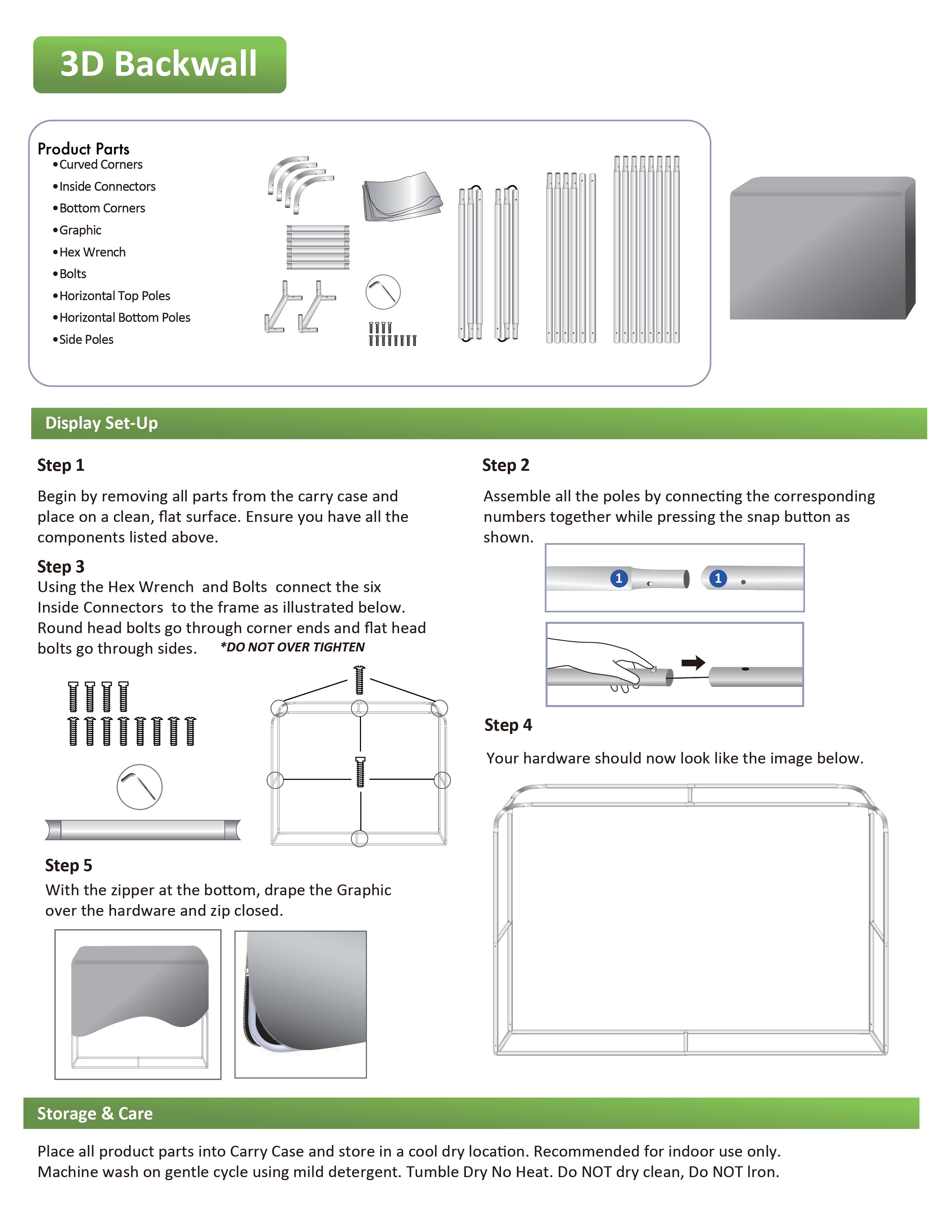 3D Wall Box Tension Fabric Media Display - Backdropsource