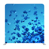 3D Blue Cubes Media Wall - Backdropsource