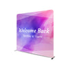 Welcome Back Sunday at 10 AM Straight Tension Fabric Media Wall Backdrop - Backdropsource