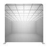 Silver Steel Roof Media Wall - Backdropsource