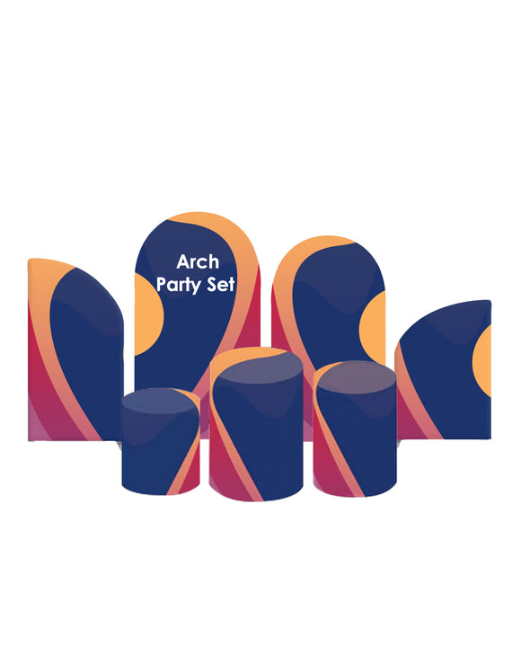 Arch Party Sets - 4 Walls with Plinth - Backdropsource