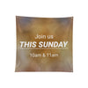 Church Welcome Join This Sunday 10 AM & 11AM Polyester Banner