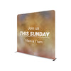 Join This Sunday 10 AM & 11 AM Straight Tension Fabric Media Wall Backdrop - Backdropsource