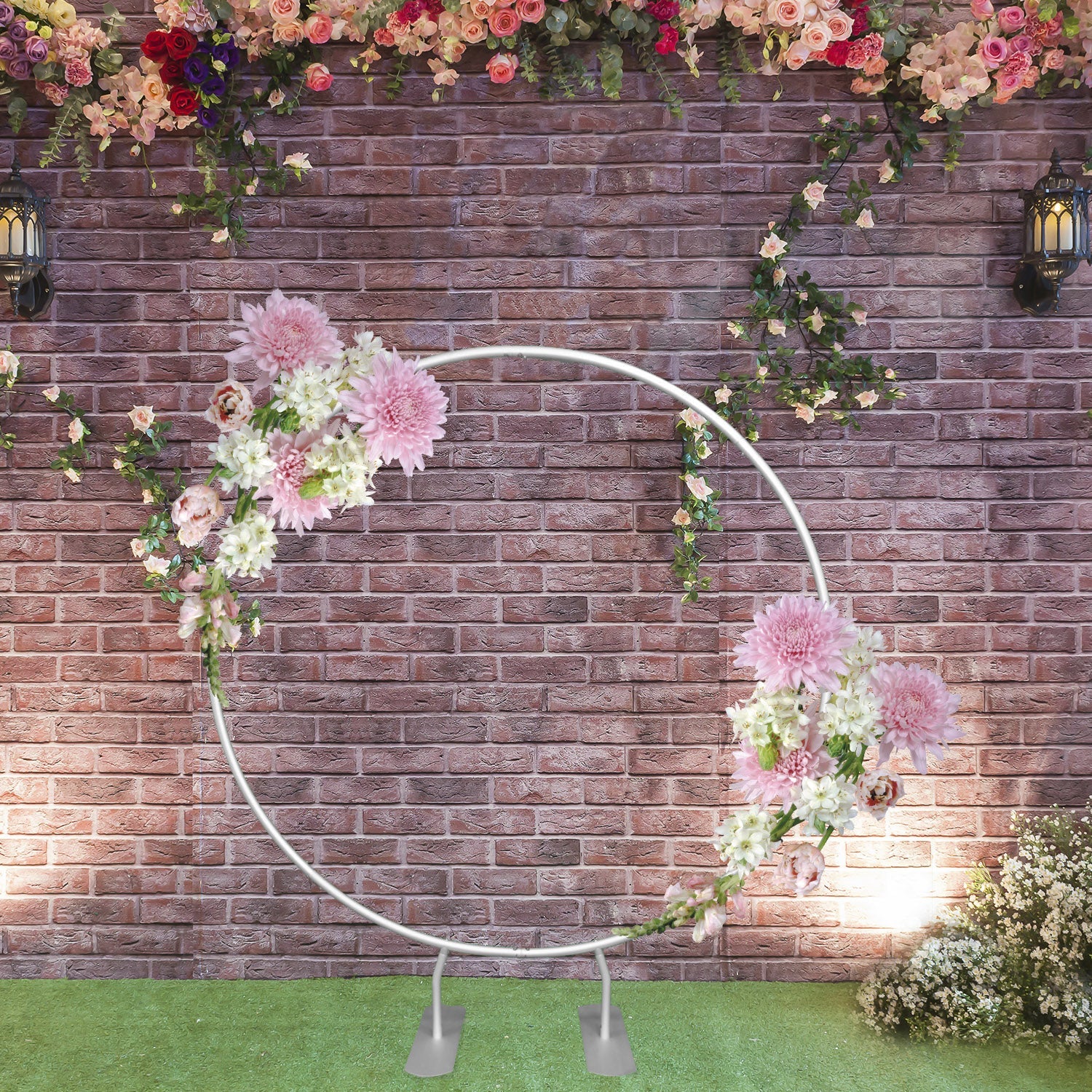 Circular Backdrop Stand ( Diameter 79 inches ) for Wedding & Birthday Parties Decorations