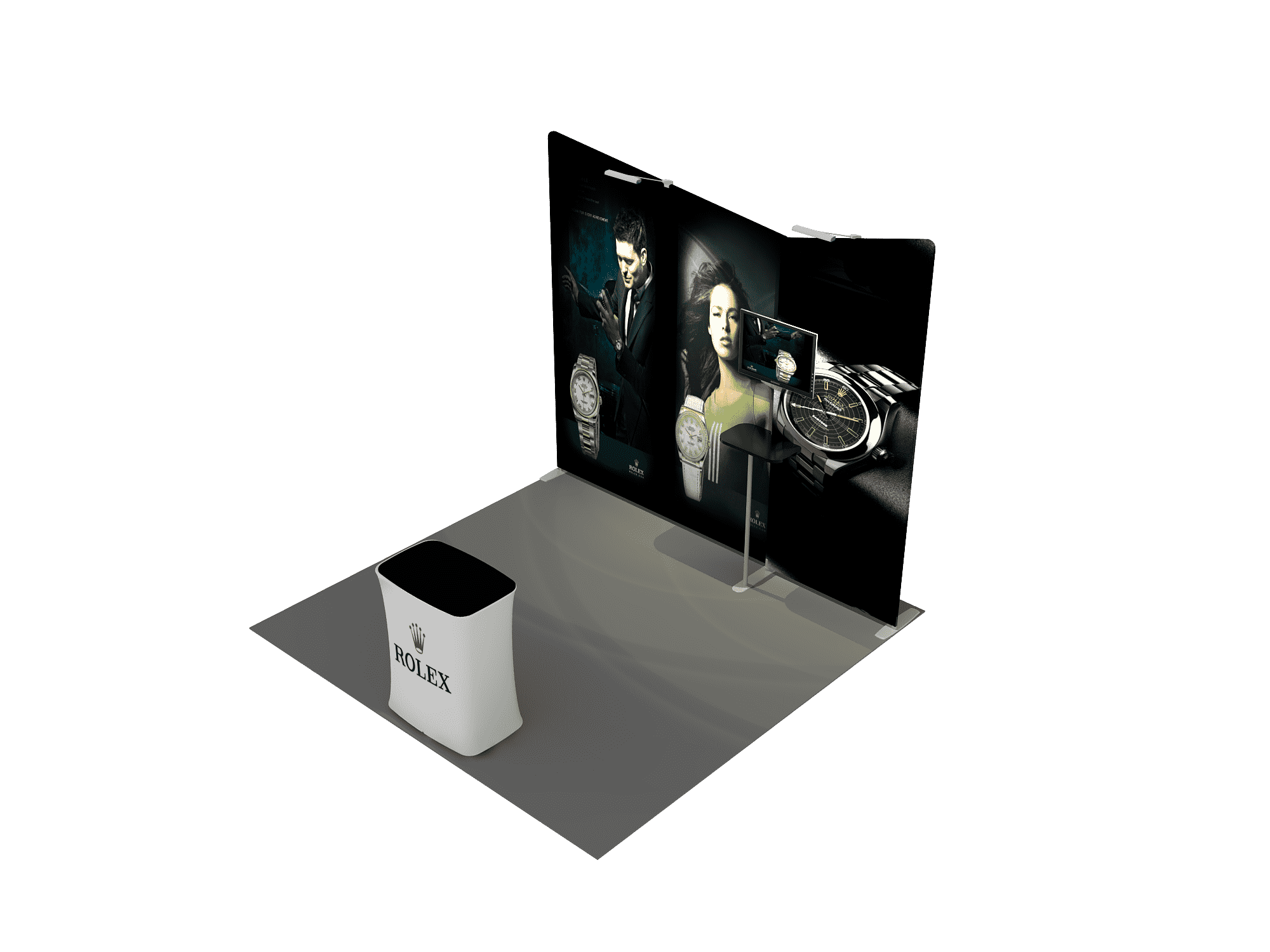 10ft Portable Booth Display Stands for Exhibitions Backdropsource