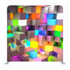 Abstract background color light cubes Backdrop