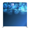Abstract Bokeh Blue Color Background and Crystal Ball Media Wall - Backdropsource
