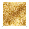 Abstract square golden pixel background in flat colors backdrop - Backdropsource