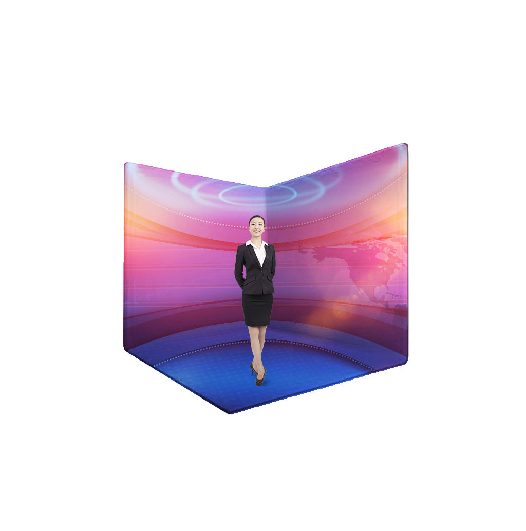 Custom Printed Exhibition Booth  ( Covers 2 Walls) - Backdropsource