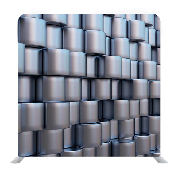 Background Image of Futuristic Concept with Silver cube Elements Pattern Backdrop - Backdropsource