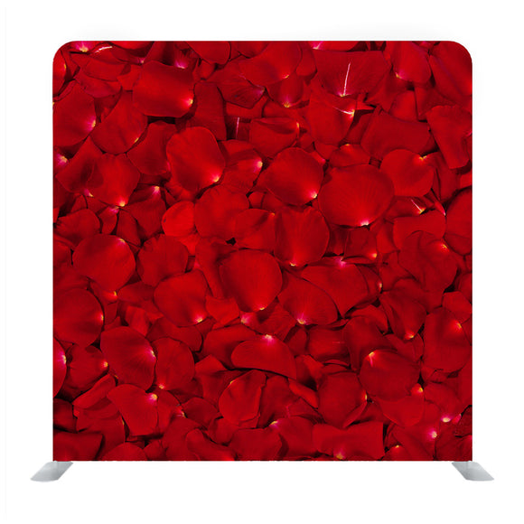 Background Of Beautiful Red Rose Petals Media Wall - Backdropsource