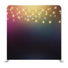 Background with Garlands At The Upper Side, Strings With Glowing Lights Media Wall - Backdropsource