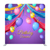 Beautiful Birthday Greeting Card With Balloons Media Wall - Backdropsource