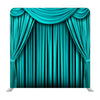 Beautiful Teal Indoor Theater Stage Background With Dramatic Lighting Background Media Wall