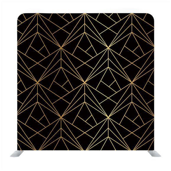 Black And Gold Lines Backdrop - Backdropsource
