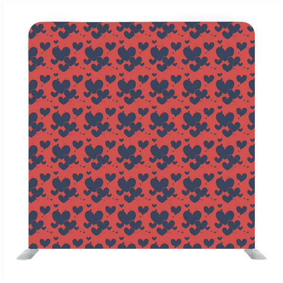 Black Hearts Wallpaper Media Wall - Backdropsource