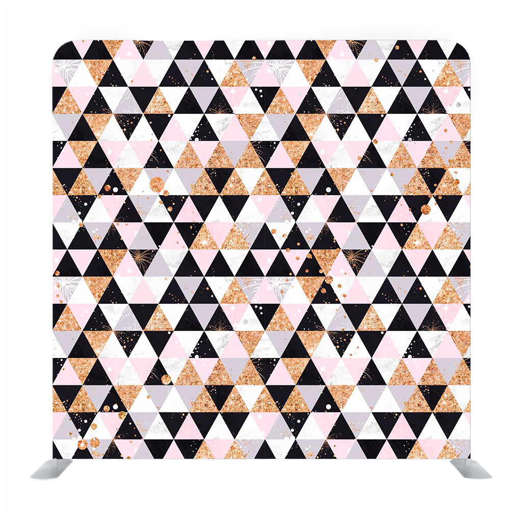 Black Triangular Pattern Backdrop