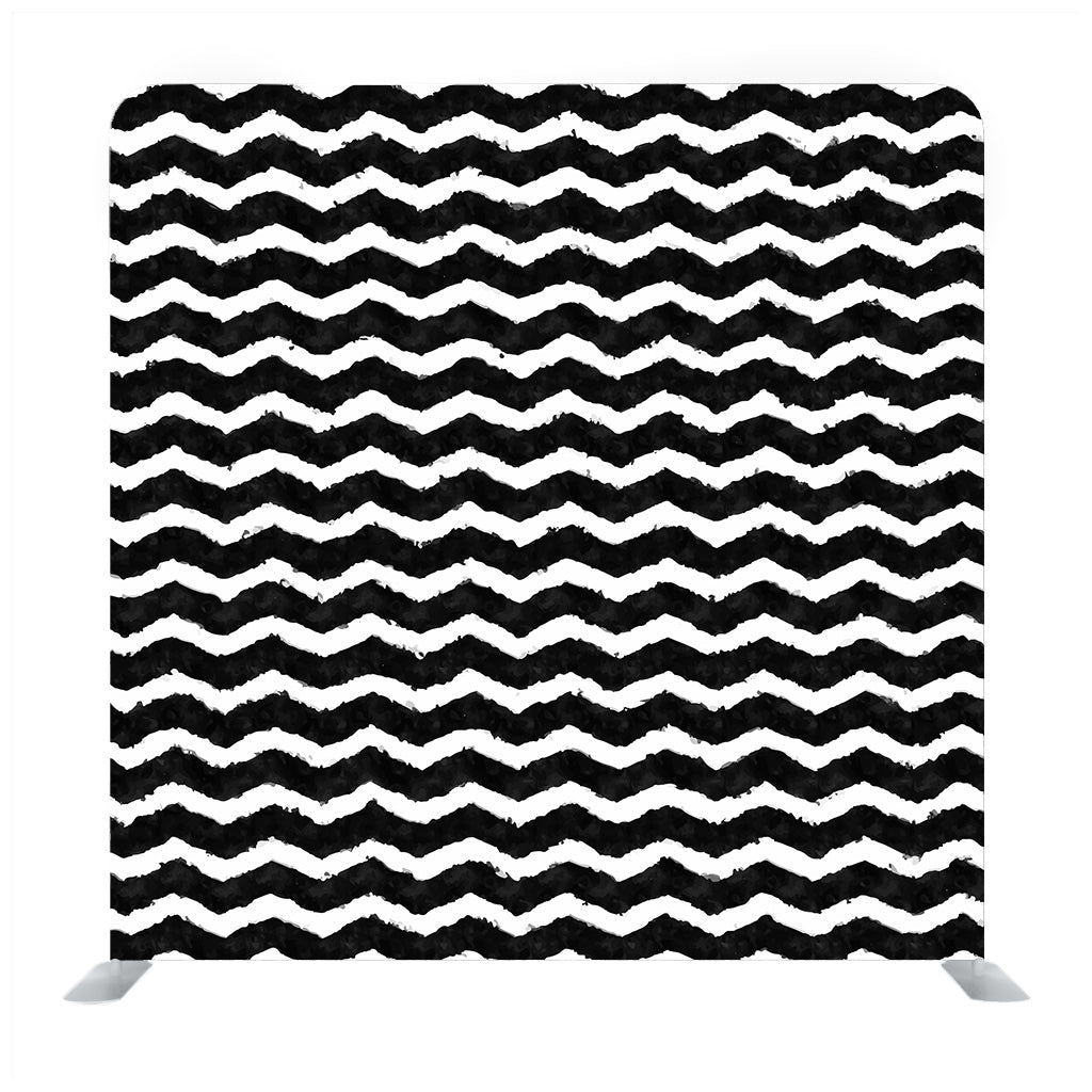 Black and White Zigzag Lines Background Backdrop